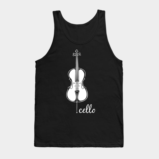 Cello Tank Top by evisionarts